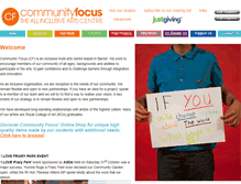 Tablet Screenshot of communityfocus.co.uk